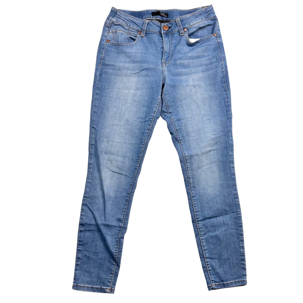 1822 Denim Womens Size 8 Medium Wash Skinny Jeans Stretch Blue Casual